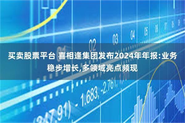 买卖股票平台 喜相逢集团发布2024年年报:业务稳步增长,多领域亮点频现