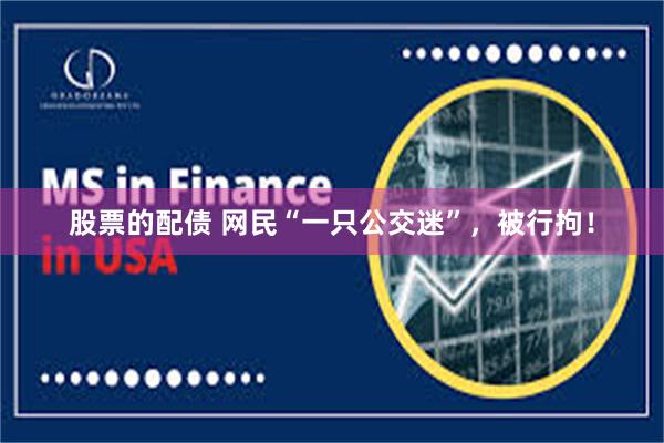 股票的配债 网民“一只公交迷”，被行拘！