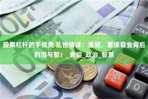 股票杠杆的手续费 乱世情谋：董昭，曹操霸业背后的泪与智！_袁绍_政治_智慧
